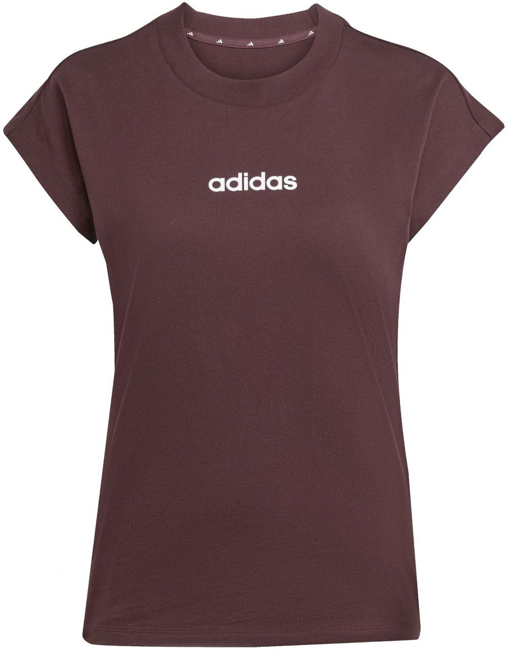 ADIDAS SPORTSWEAR Funkčné tričko 'Essentials'  čokoládová / biela