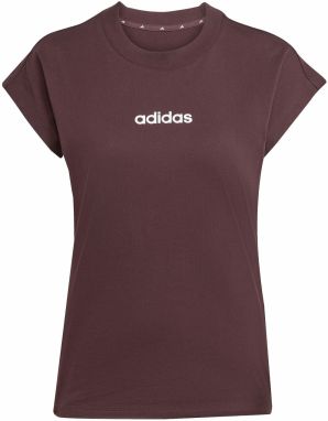 ADIDAS SPORTSWEAR Funkčné tričko 'Essentials'  čokoládová / biela