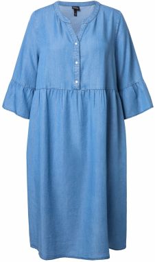 Ulla Popken Šaty  modrá denim