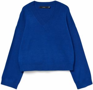 VERO MODA Sveter 'VMGOLD'  tmavomodrá
