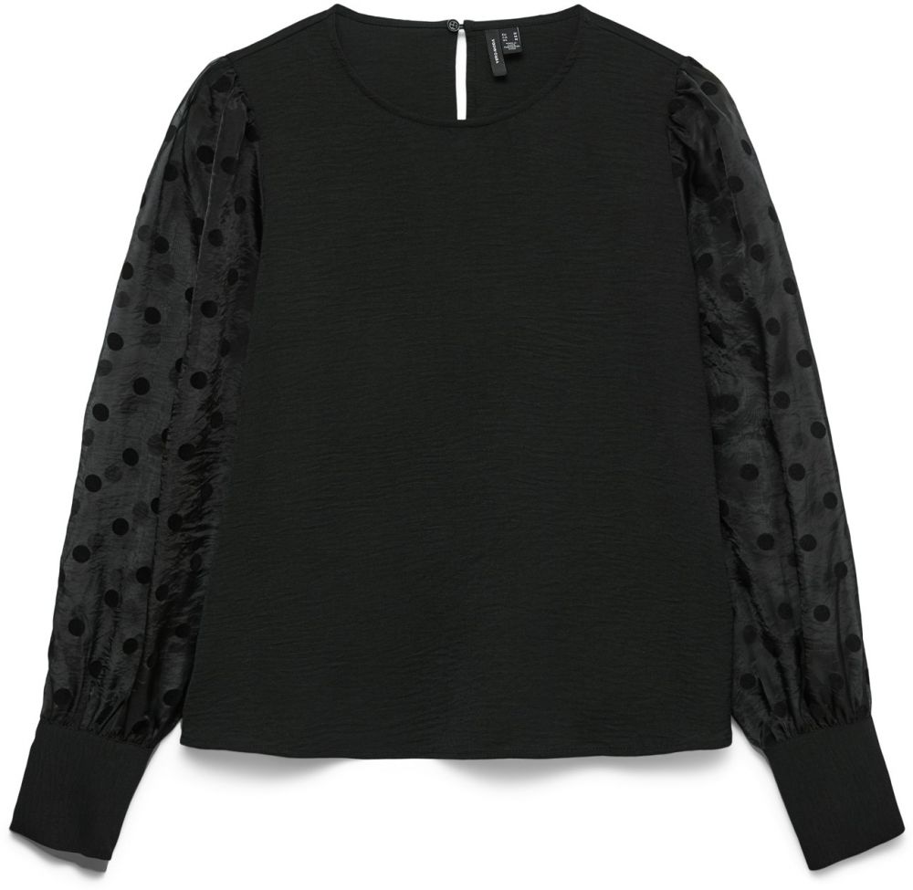 VERO MODA Blúzka 'VMALVA'  čierna