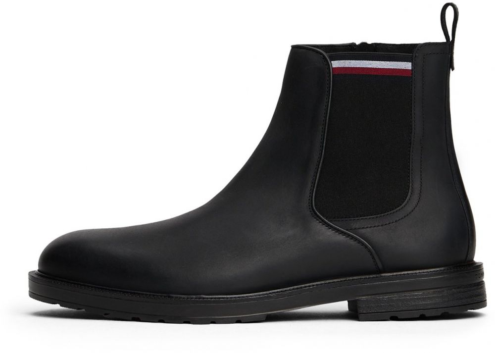 TOMMY HILFIGER Chelsea čižmy  čierna