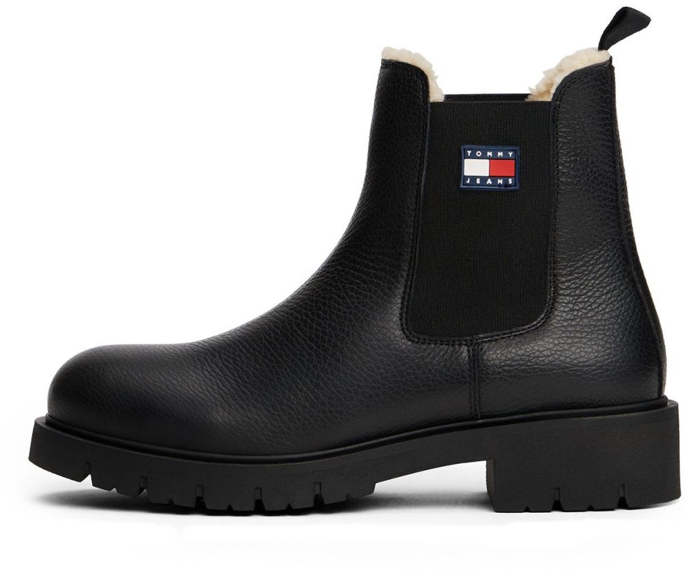 Tommy Jeans Chelsea čižmy  námornícka modrá / červená / čierna / biela