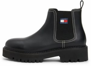 Tommy Jeans Chelsea čižmy  čierna