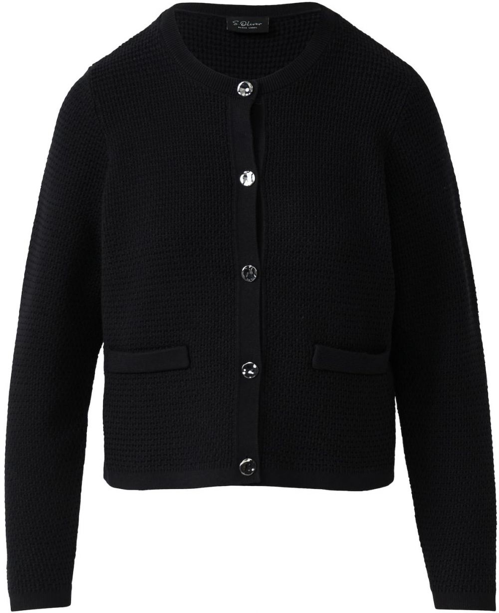 s.Oliver BLACK LABEL Kardigán  čierna