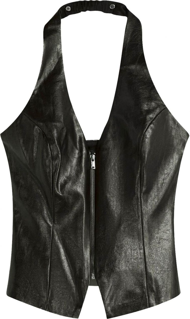 Bershka Blúzka  čierna