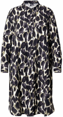 Vero Moda Curve Košeľové šaty 'VMCFANINI'  sivá / olivová / čierna / biela