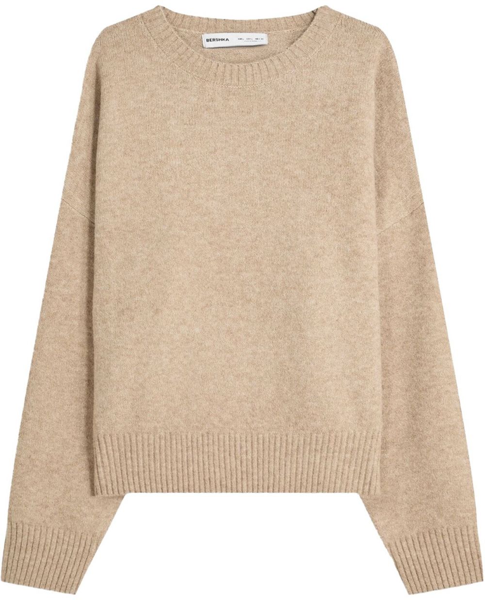Bershka Sveter  svetlohnedá