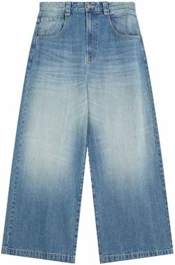 Bershka Džínsy  modrá denim