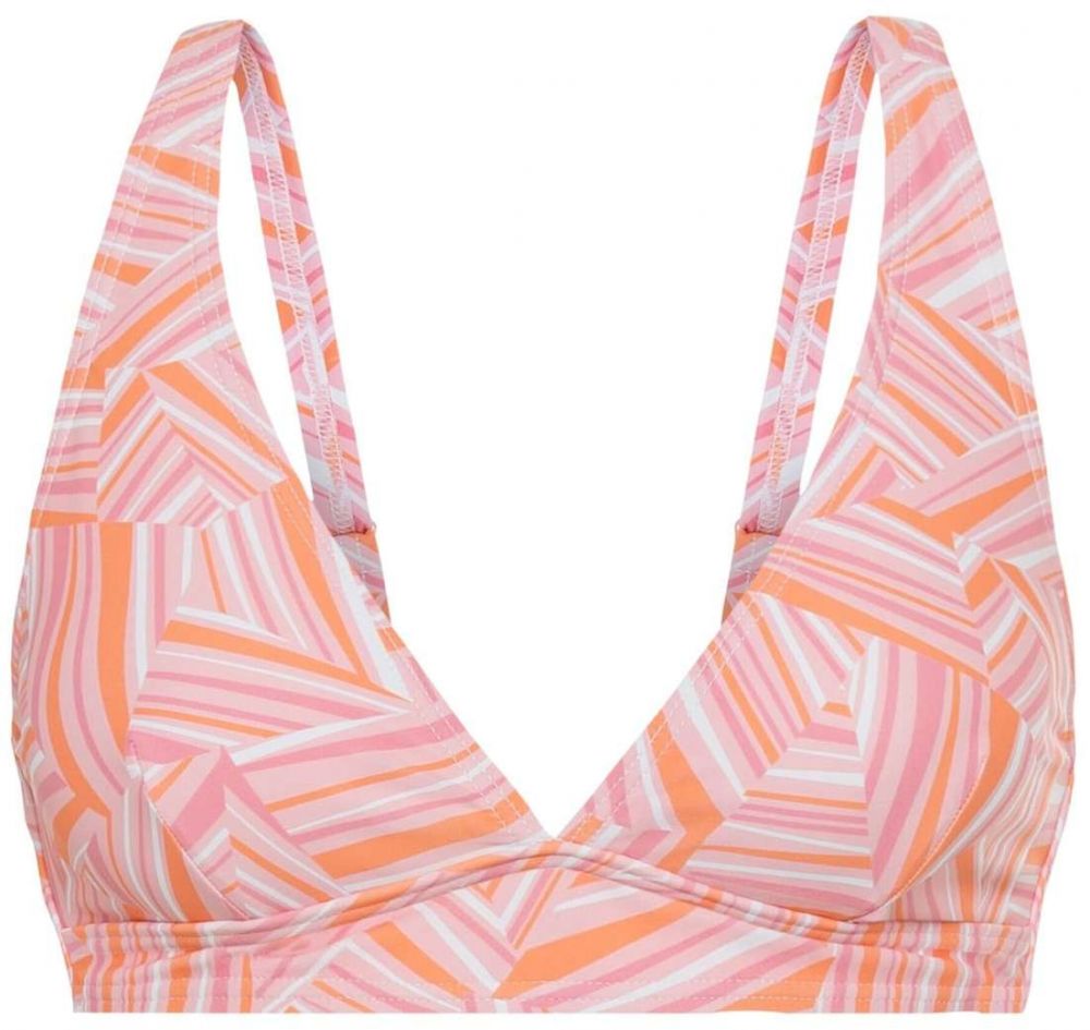 LSCN by LASCANA Bikinový top  lososová / ružová / biela