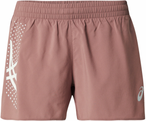 ASICS Športové nohavice  pastelovo červená / biela
