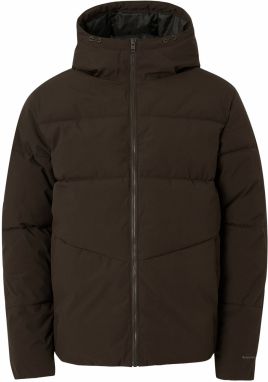 JACK & JONES Zimná bunda 'JJGLOBAL'  tmavohnedá