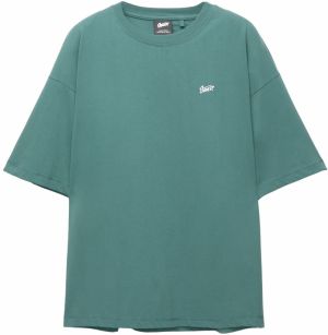 Pull&Bear Tričko 'STWD'  smaragdová / biela