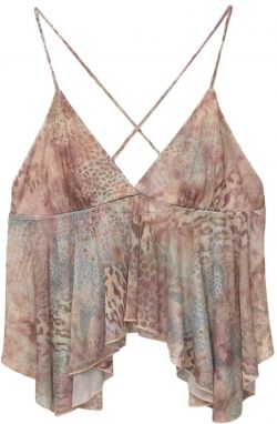 Pull&Bear Blúzka  svetlofialová / staroružová / bordová / strieborná