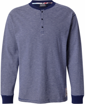 SCOTCH & SODA Tričko  tmavomodrá / biela