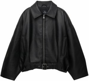 Pull&Bear Prechodná bunda  čierna