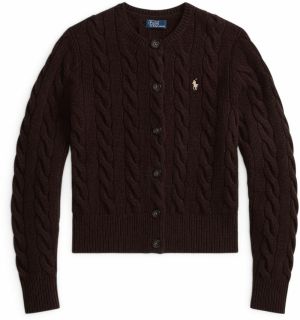 Polo Ralph Lauren Kardigán  tmavohnedá
