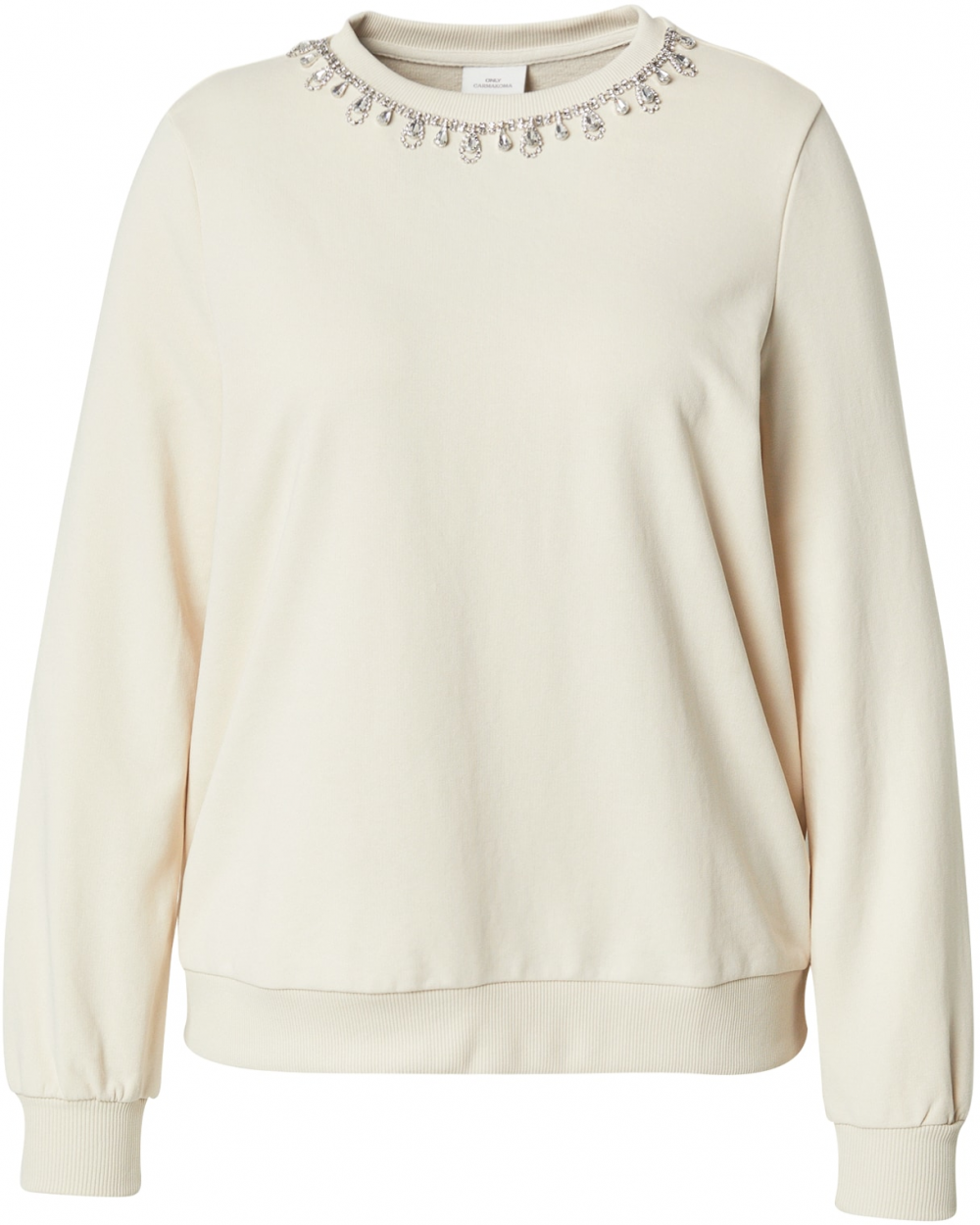 ONLY Carmakoma Mikina 'CARGLOBE'  béžová