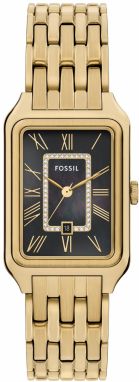 FOSSIL Analógové hodinky 'RAQUEL'  zlatá / čierna