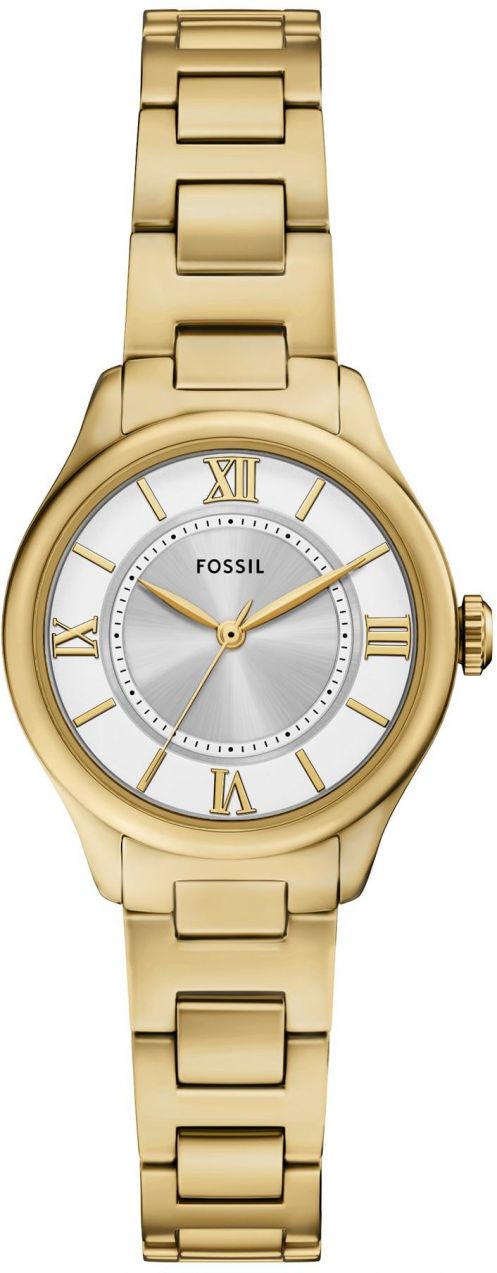 FOSSIL Analógové hodinky 'GILMORE'  zlatá / strieborná / biela
