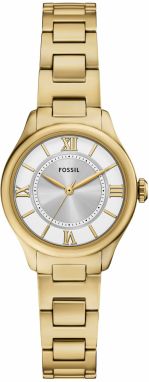 FOSSIL Analógové hodinky 'GILMORE'  zlatá / strieborná / biela