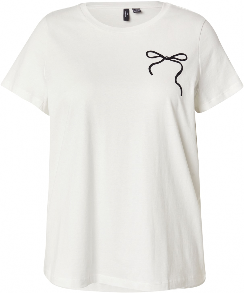 Vero Moda Curve Tričko 'VMCGALIA'  čierna / biela