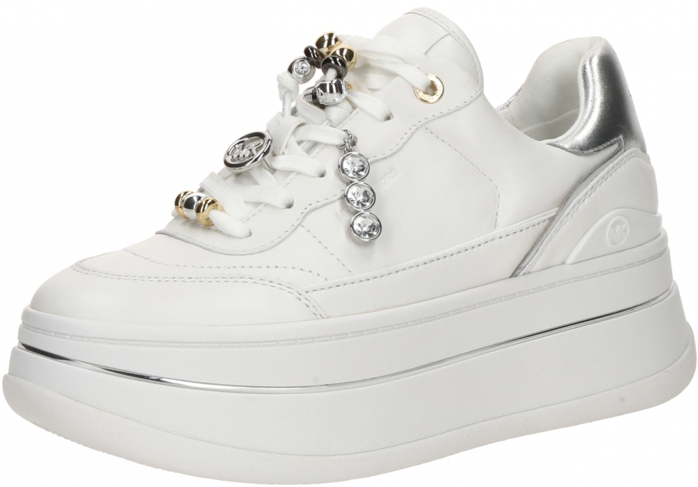 MICHAEL Michael Kors Nízke tenisky 'Donna'  strieborná / biela