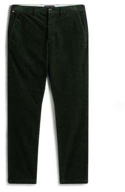 TOMMY HILFIGER Chino nohavice 'Denton'  tmavozelená