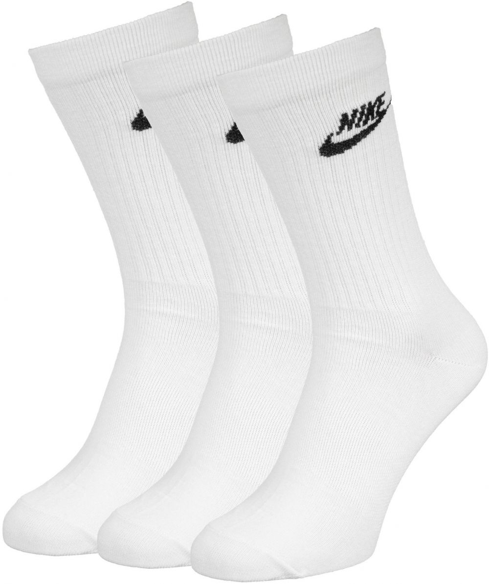 Nike Sportswear Ponožky 'Everyday Essential'  čierna / biela