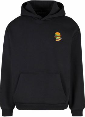 Miss Tee Mikina 'Burger'  čierna