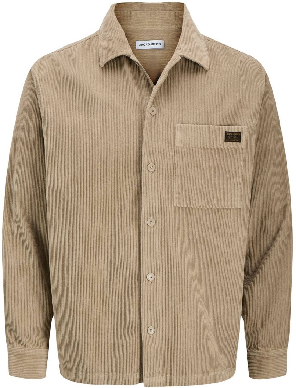 JACK & JONES Košeľa  tmavobéžová