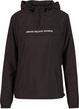 Mister Tee Prechodná bunda 'Dream Believe Achieve'  čierna / biela