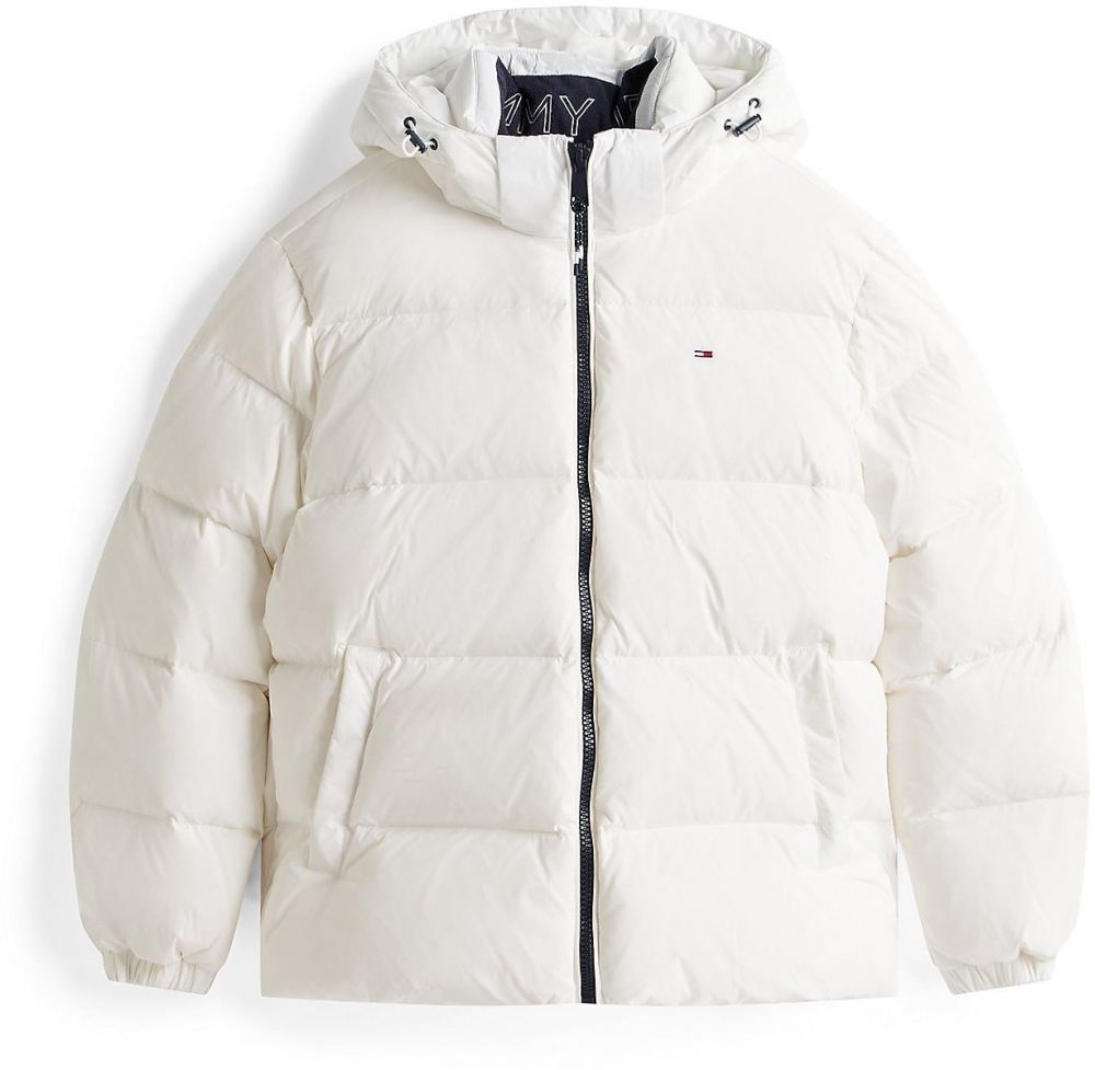 Tommy Jeans Prechodná bunda 'Essential'  biela