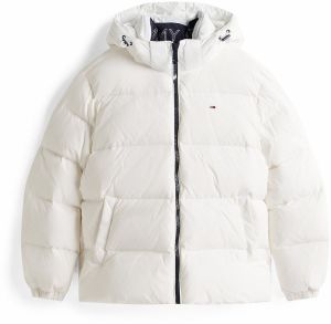 Tommy Jeans Prechodná bunda 'Essential'  biela