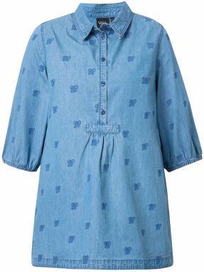 Ulla Popken Blúzka  modrá denim
