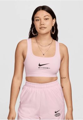 NIKE Športová podprsenka  ružová / čierna