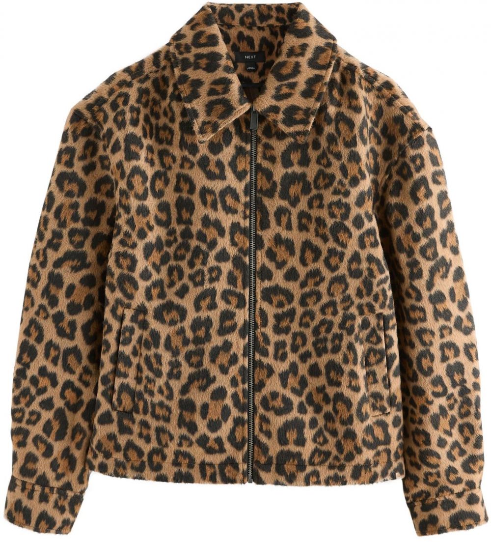 Next Prechodná bunda  koňaková / brokátová / čierna