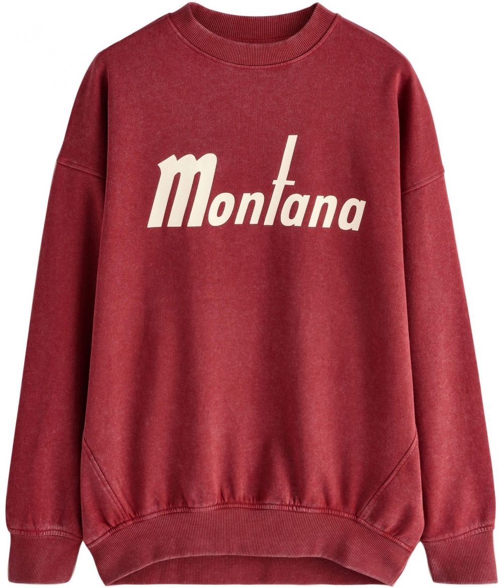 Next Mikina  burgundská / biela ako vlna