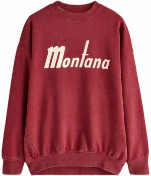 Next Mikina  burgundská / biela ako vlna