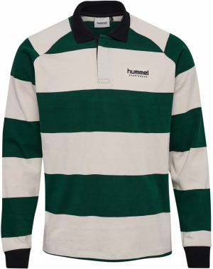 Hummel Funkčné tričko  tmavozelená / šedobiela