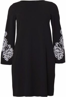 Vero Moda Curve Šaty  čierna / biela