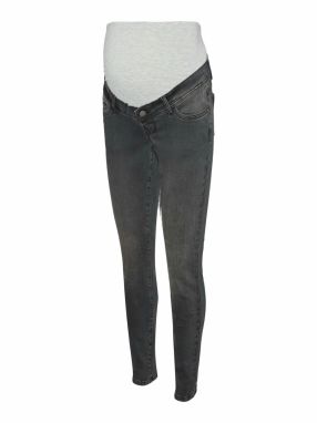 MAMALICIOUS Džínsy 'MLMILA'  sivý denim