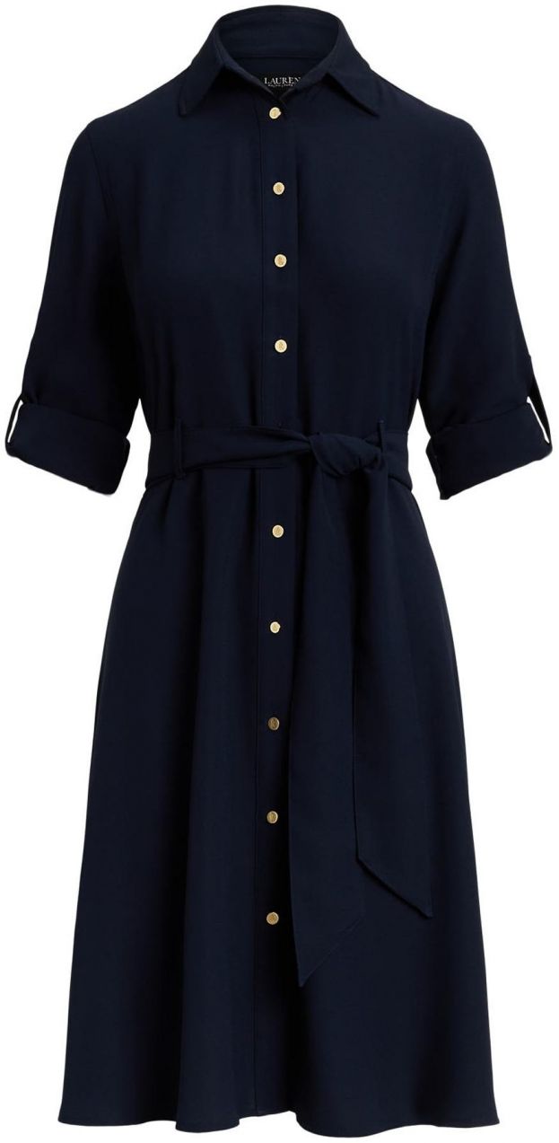 Lauren Ralph Lauren Košeľové šaty 'KARALYNN'  námornícka modrá