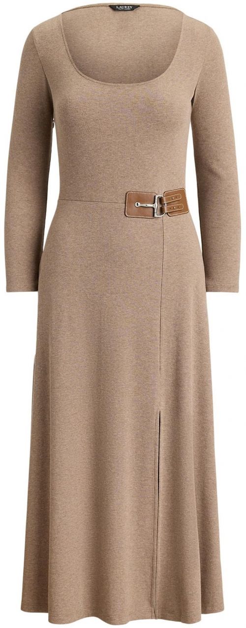Lauren Ralph Lauren Pletené šaty 'JENARO'  kapučíno