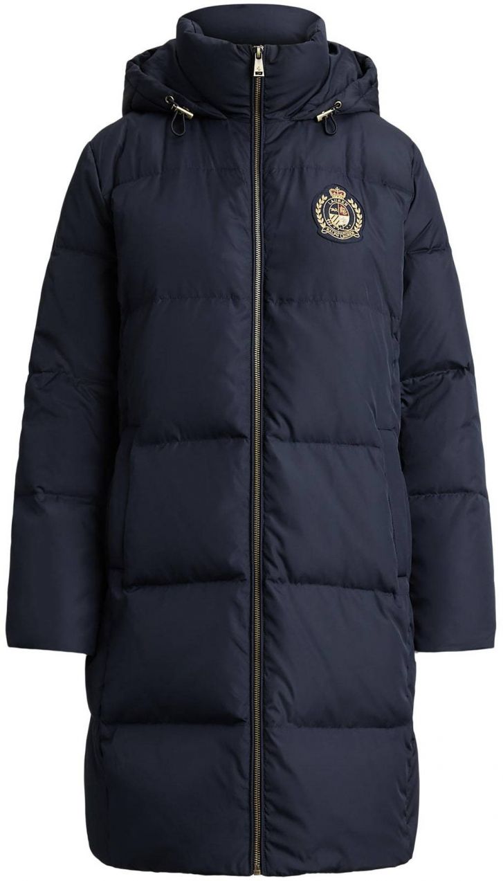 Lauren Ralph Lauren Zimný kabát  námornícka modrá / zlatá žltá / tmavočervená