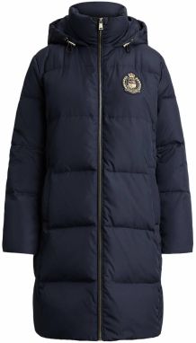 Lauren Ralph Lauren Zimný kabát  námornícka modrá / zlatá žltá / tmavočervená