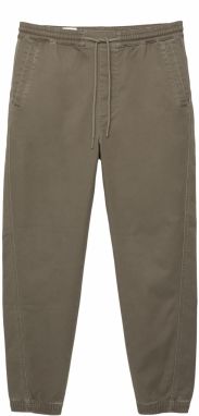 Pull&Bear Nohavice  kaki