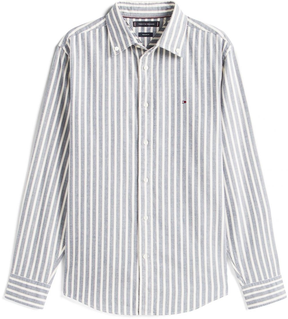 TOMMY HILFIGER Košeľa  námornícka modrá / biela