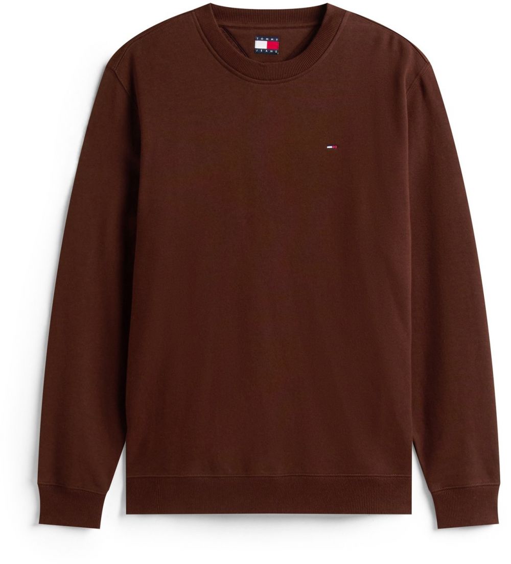 Tommy Jeans Mikina  hnedá
