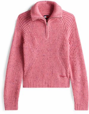 Tommy Jeans Sveter  modrá / svetloružová